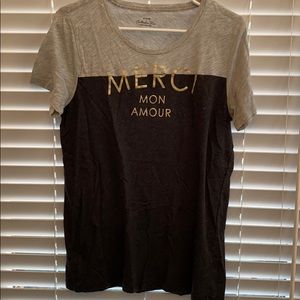 J Crew Heathered Tee